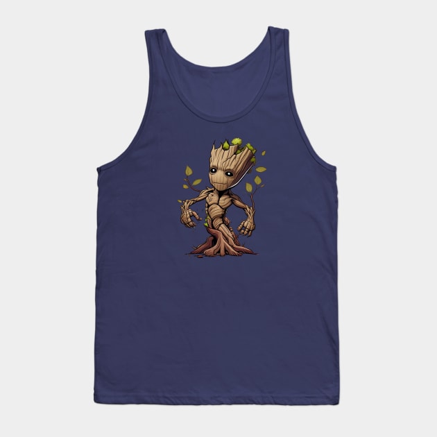 Baby Groot Tank Top by Drank